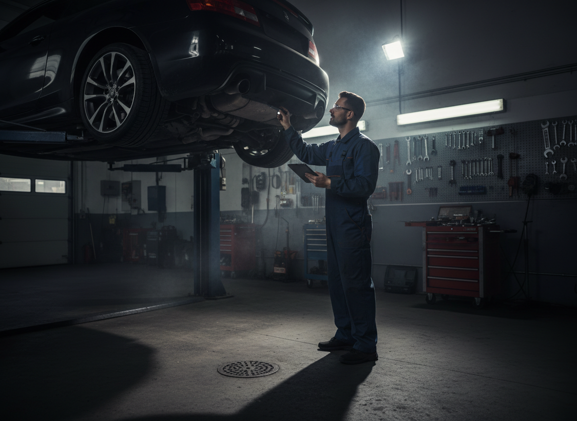 Vehicle inspection at M&A Unique Performance