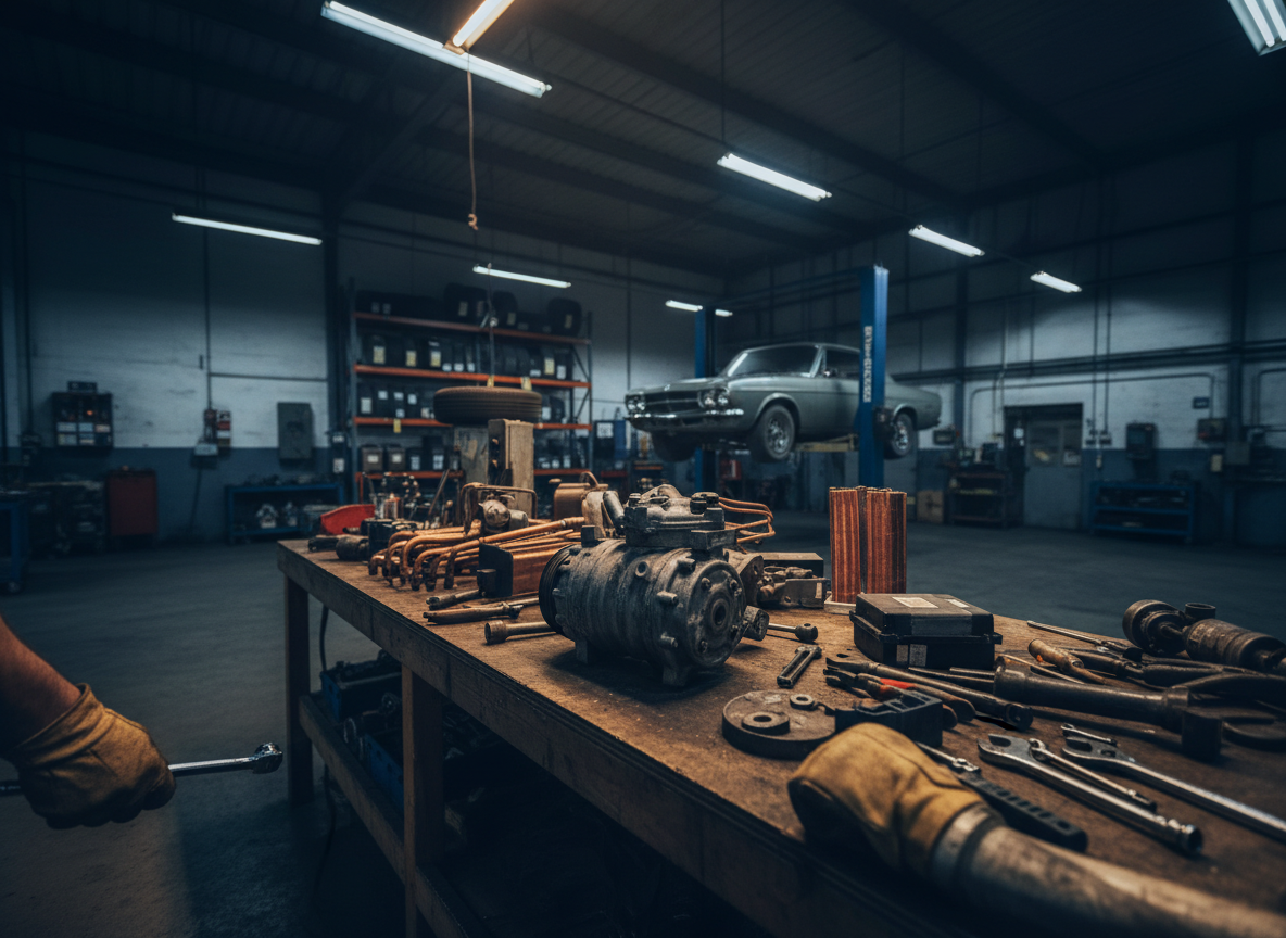 AC shop interior