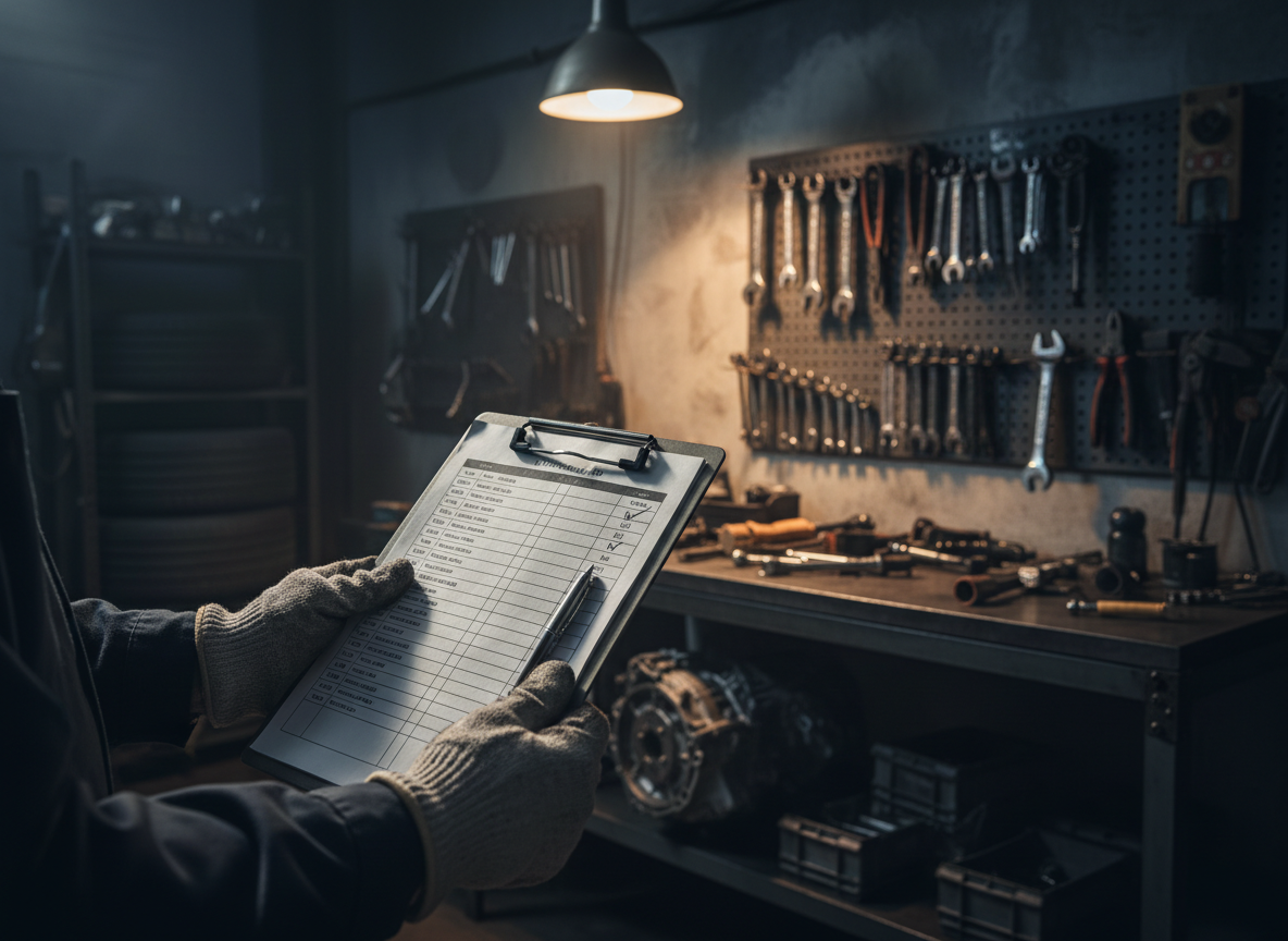 Services checklist at M&A Unique Performance